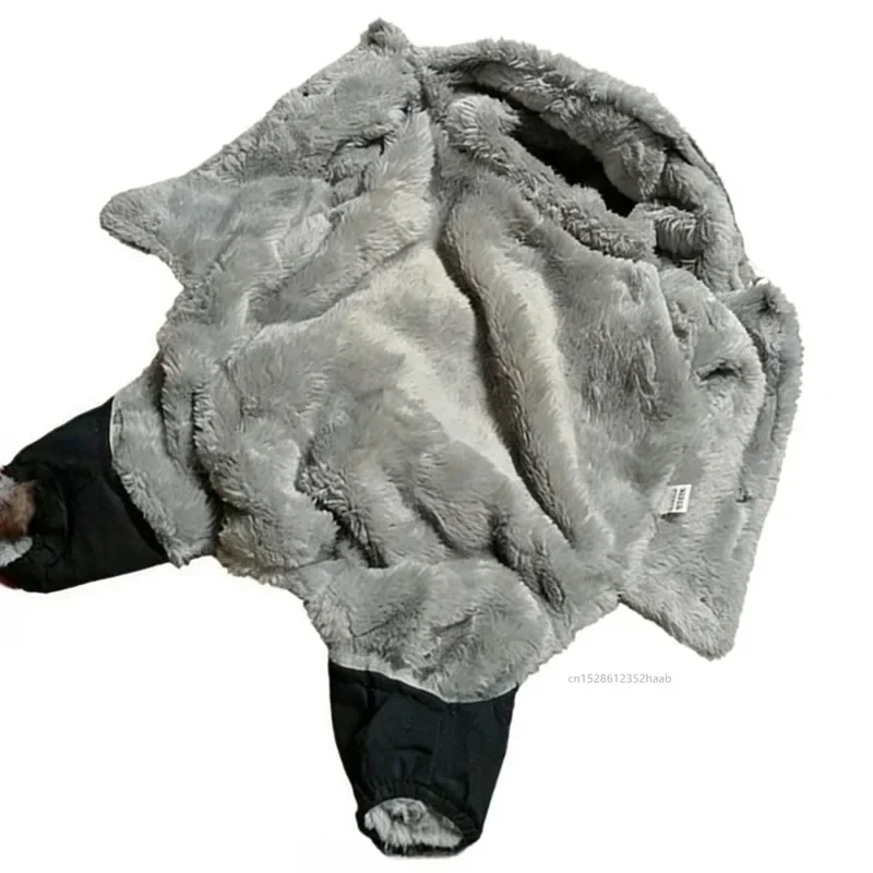 Winterwarme Fleece-Hundekleidung, reflektierender Haustiermantel für kleine und mittelgroße Hunde, Hundemäntel, wasserdichter Regenmantel für Welpen, Chihuahua-Outfit. – Detail 3