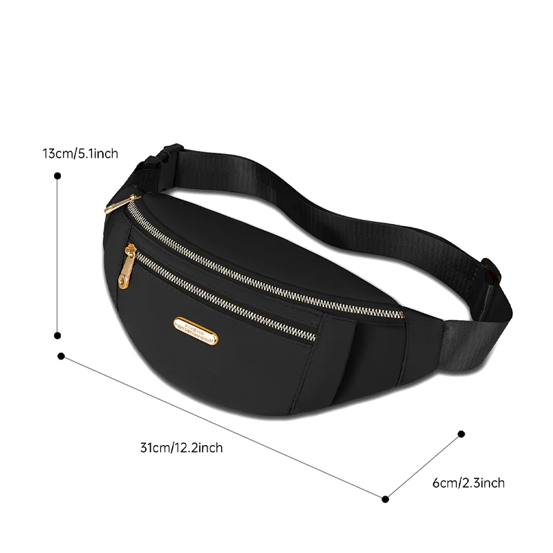 Waist Bag Women Men Waterproof Pocket Fashion Casual Chest Handbag Unisex Sports Travel Purse Plaid Waist Pack Belly Bags Case