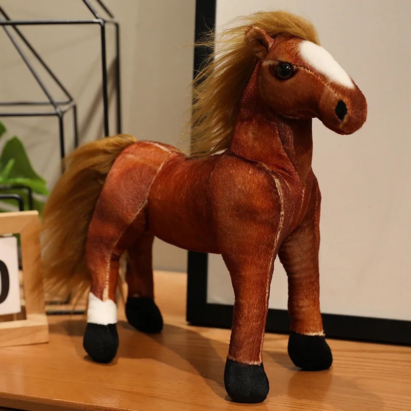 

Cartoon Simulation Animal Pony Plush Toy Horse Stuffed Toy For Children