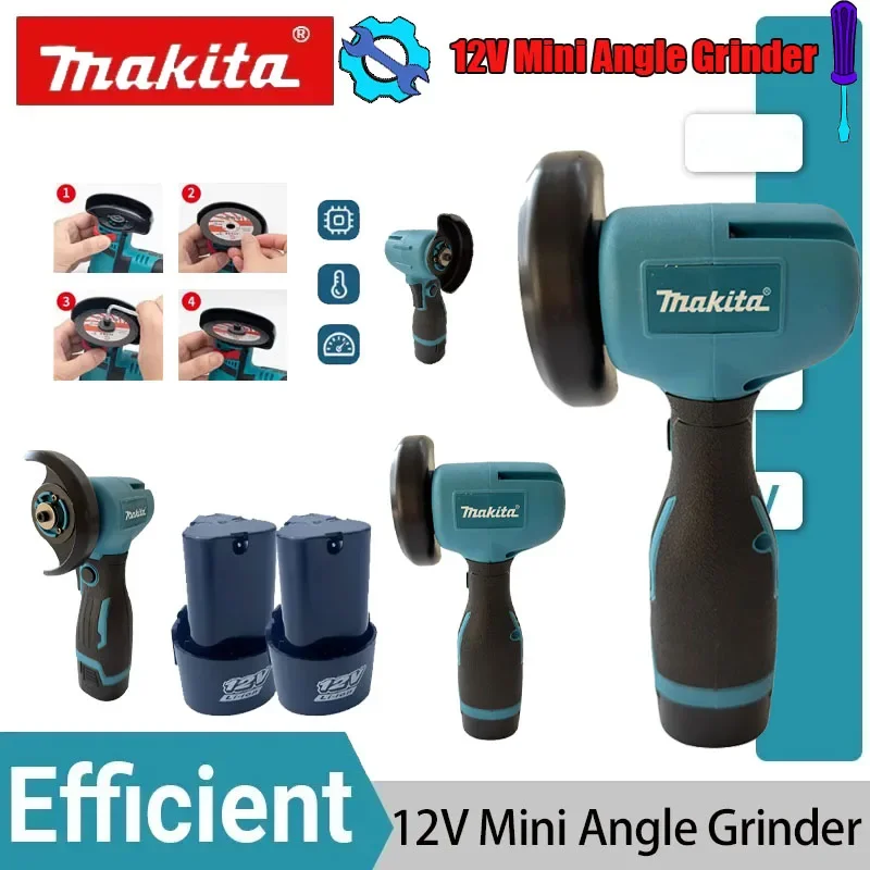 

Аккумуляторная мини-угловая шлифовальная машина Makita 12В для резки и полировки с алмазным диском, перезаряжаемая, с батареей