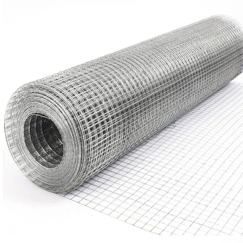 1 Roll Hot Dip Galvanized Wire Breeding Small Hole Welding Chicken Rabbit Cage Mesh Fence Anti Rat and Snake