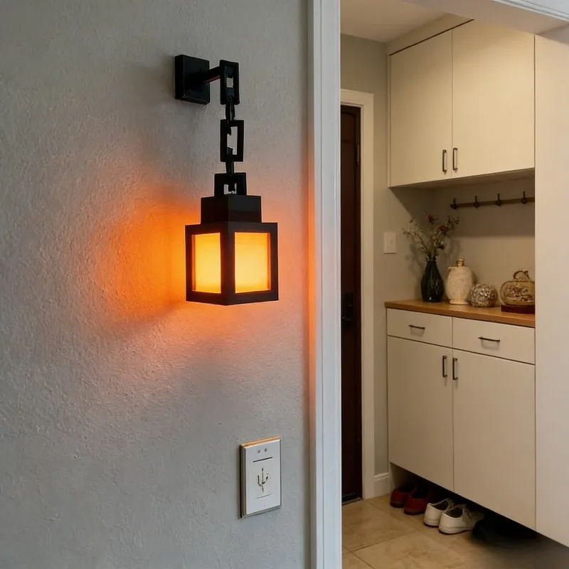 Christmas Wall Night Light, 16 dynamic colors & 4 brightness gears. Wall mounted, great for bedside sleep and ambient decor.