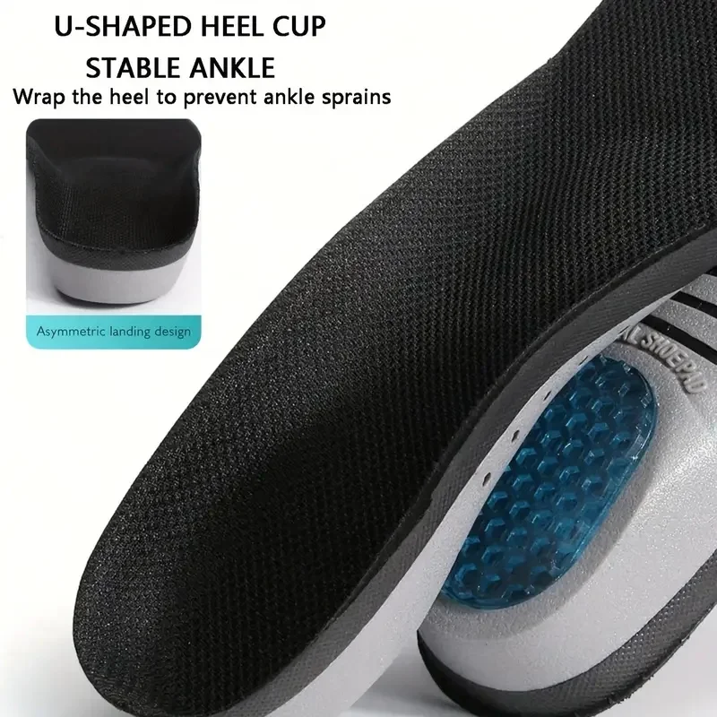 2 paires d'inserts orthopédiques pour fasciite plantaire, Support de voûte plantaire, semelles intérieures confortables pour chaussures, Correction athlétique, coussinet de chaussures, soins des pieds