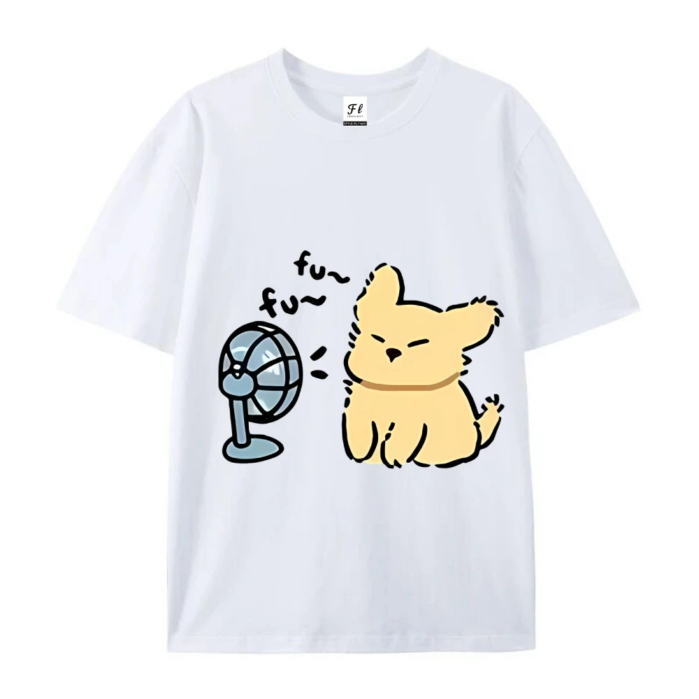 O-คอแขนสั้นพิมพ์กราฟิกฤดูร้อนสบายๆเสื้อผ้าหญิง Street เสื้อยืดผู้หญิง Cool พัดลมเสื้อแมวนุ่ม