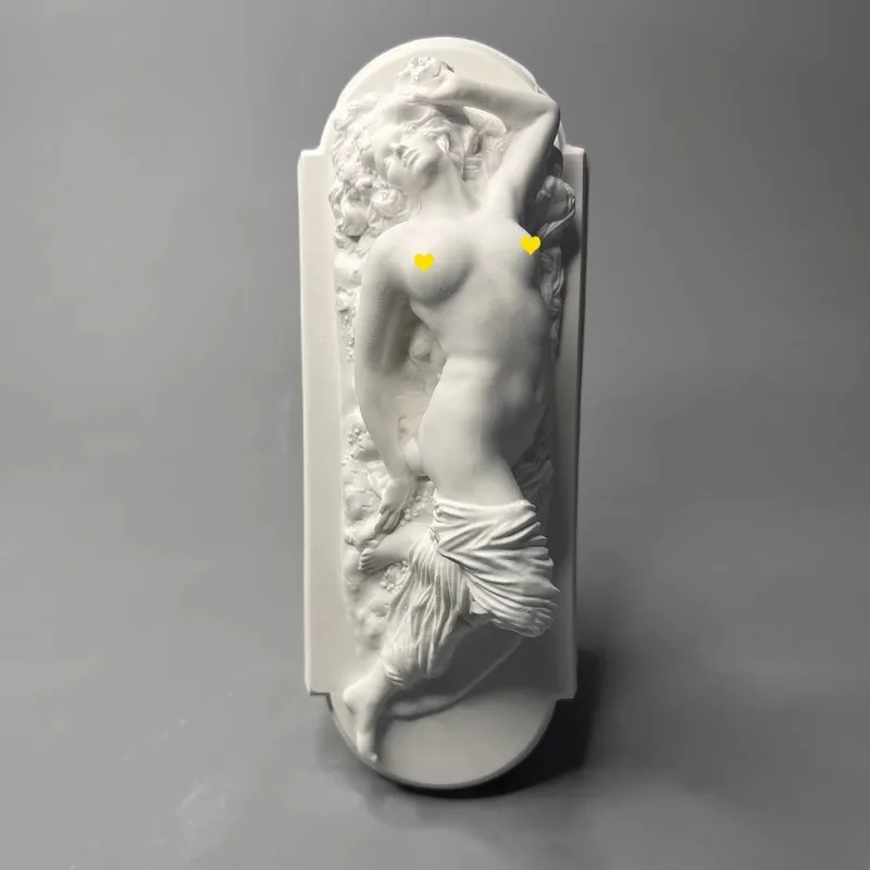 Nordic Retro Relief Roman European-Style Figure Sculpture Plaster Statue Decoration Modern Simple Home Art Desktop Ornament - Image 4