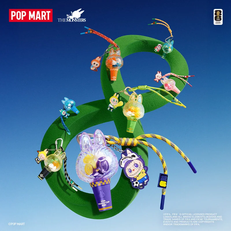 

Genuine POPMART Labubu THE MONSTERS × FIFA Series Mini Pendant Light Blind Box CROWNING MOMENT Anime Figure Mystery Box Model