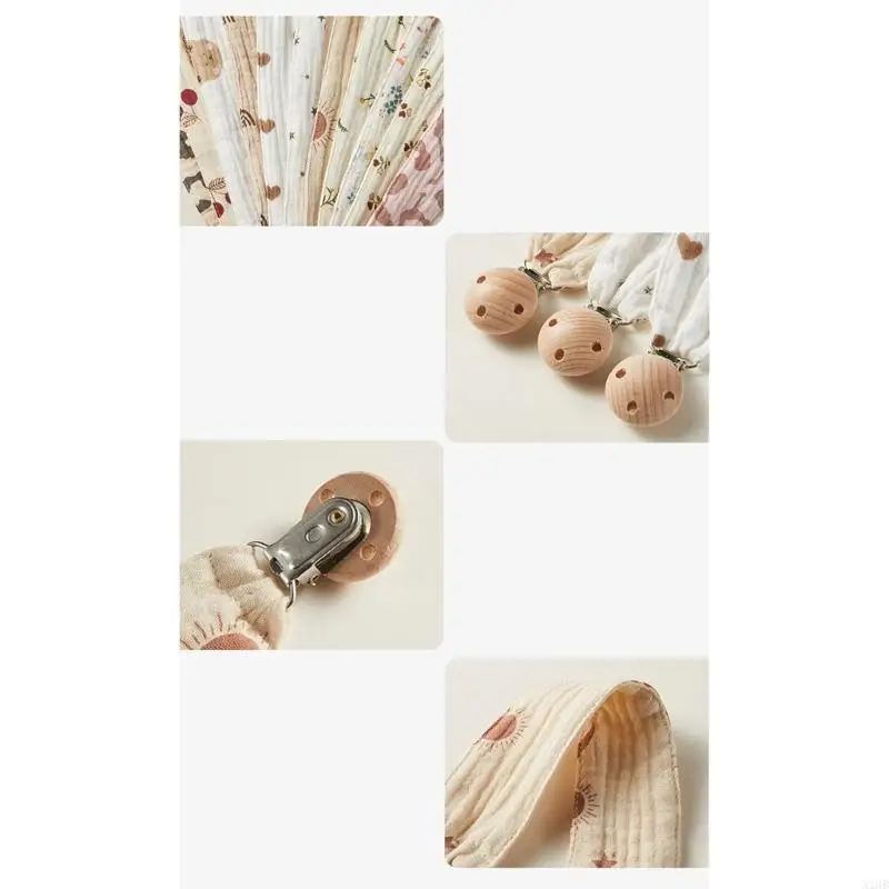 

N1HB Baby Pacifier Clip Chain Chain Todler Thette Thent
