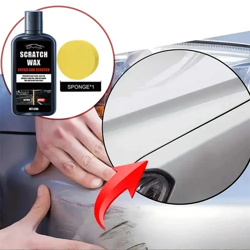 Imagen 2 del producto NUEVA cera reparadora de rayones de 120 ml: eliminación rápida de rayones para automóviles, cera protectora de pulido multifuncional, para reparación de rayones menor