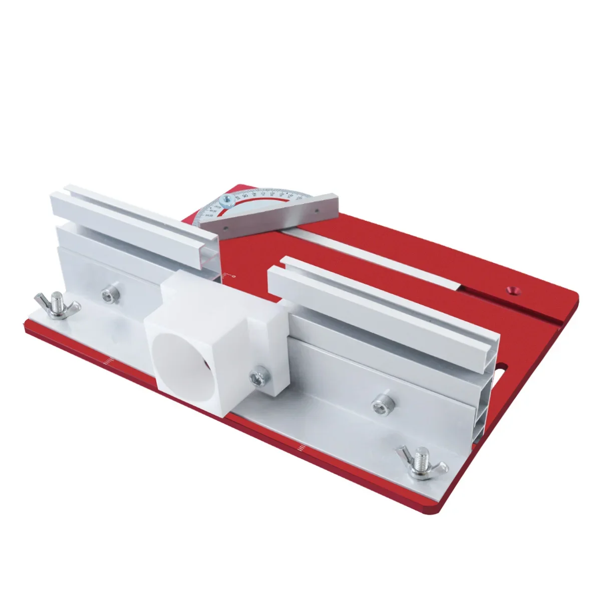 Frästisch-Hebesystem mit Einlegeplatte aus Aluminiumlegierung, Verstellbare Frästisch-Hebebasis für Holzbearbeitungsfräsen – Detail 8