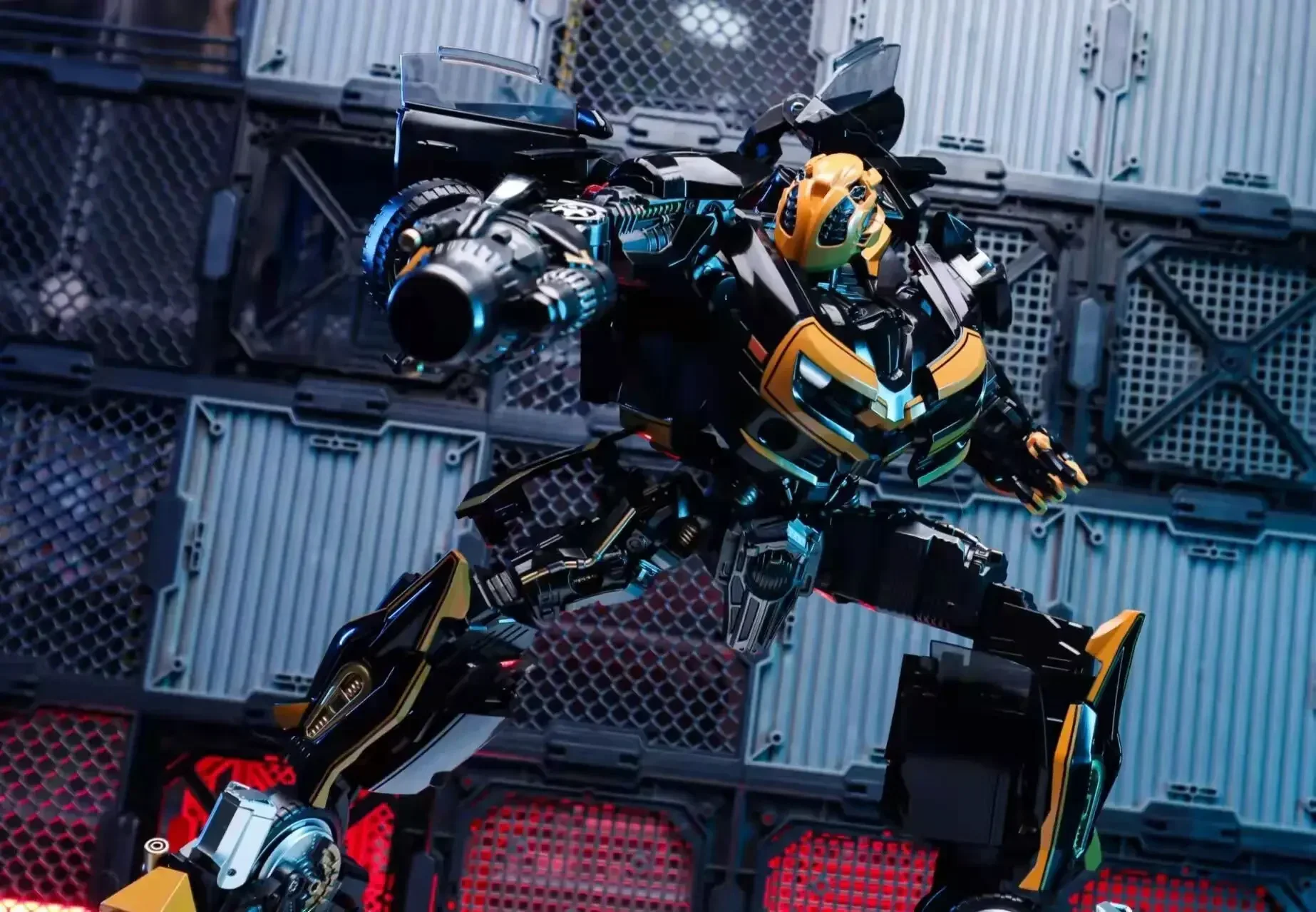 Auf Lager BMB Transformation BB-01 BB01 BB-02 BB02 Schwarz Übergroße 28CM KO Vergrößert BEE Verformung Metall Modell Action Figur spielzeug