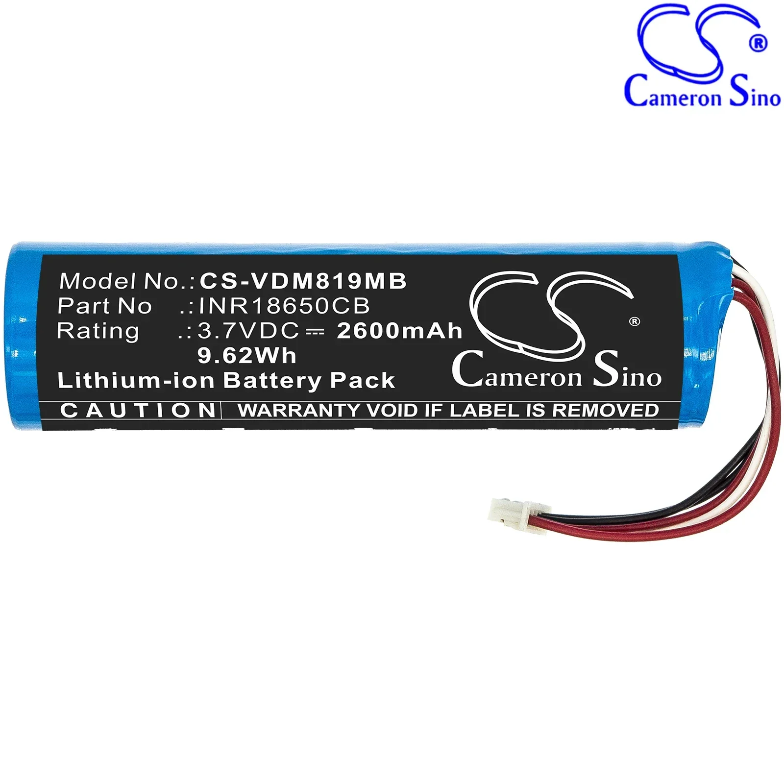 Cameron Sino Replacement Battery for V Tech VM819,VM5266,VM5266 5 Inch Baby Monitor PN:INR18650CB 2600mAh / 9.62Wh