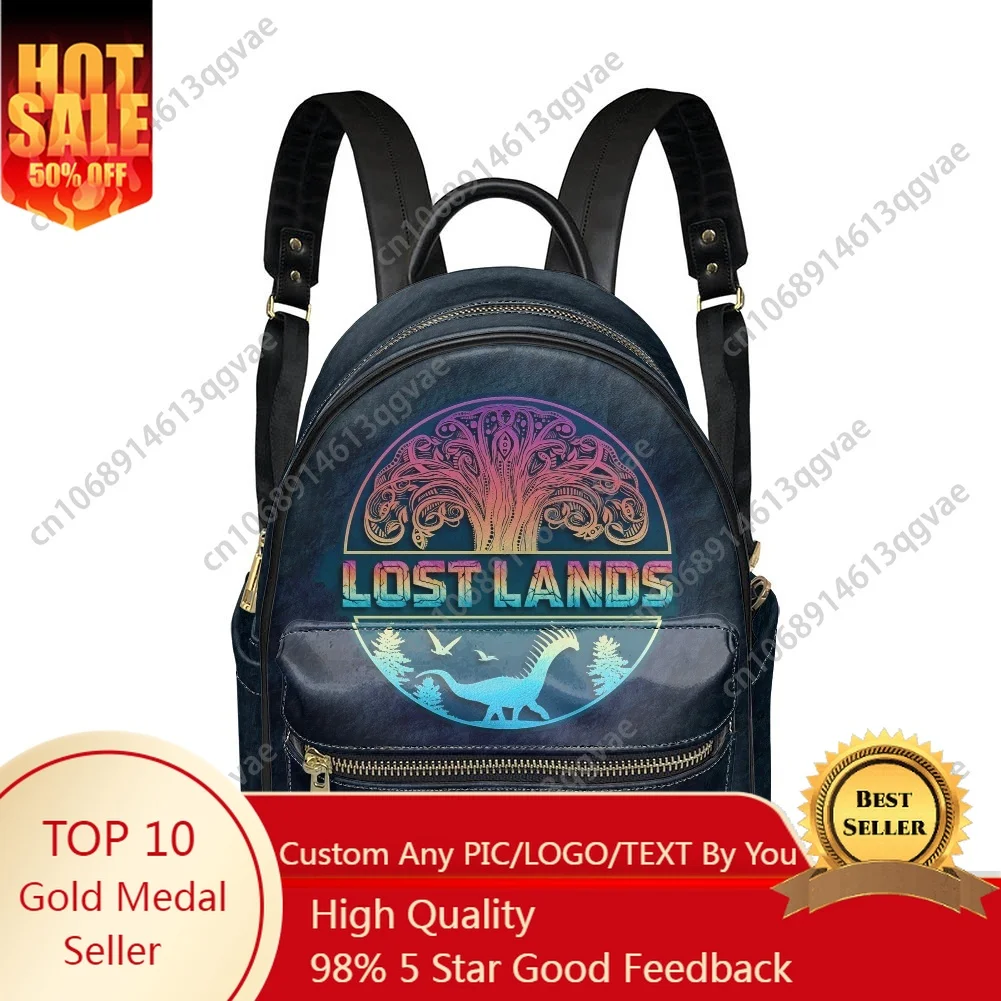 Lost Lands Music Festival Backpack Womens Men Personalized Double Shoulder Bag Business Travel Bookbag Rucksack Gift Daypack