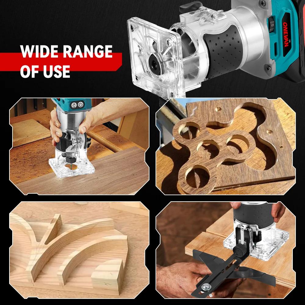 أدوات النجارة المدمجة ذات السرعة السريعة، أجهزة توجيه الخشب الكهربائية يمكنها نحت الأجهزة المنقوشة على الأسطح الخشبية