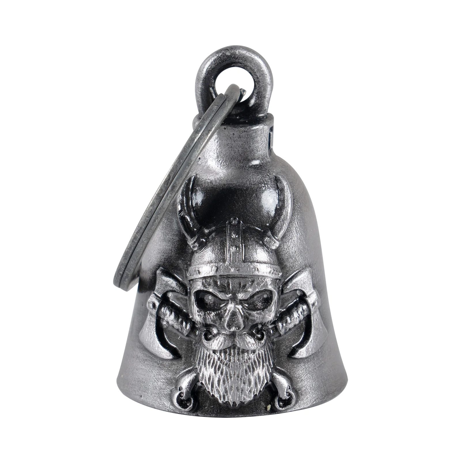 

Viking Warrior Crossed Motorcycle Bell Guardian Angel Drive Away Gremlin, Biker Bell for Men Women Rider Riding, Good Luck Gift