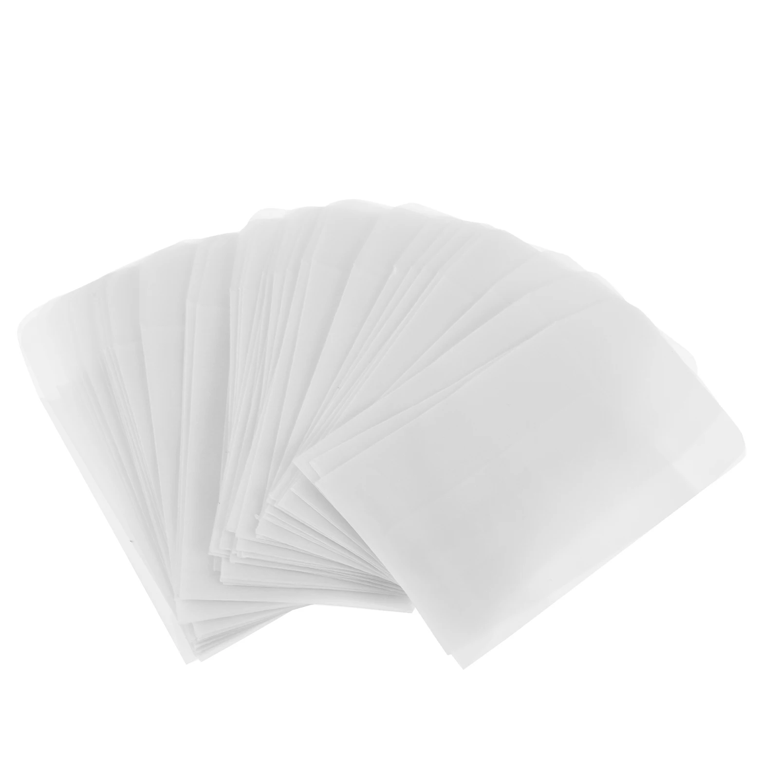 

50pcs 6x8CM Transparent Hangtag Envelopes White Mini Bags for Jewelry Coin Storage Small Parts Pouches Accessories Packaging