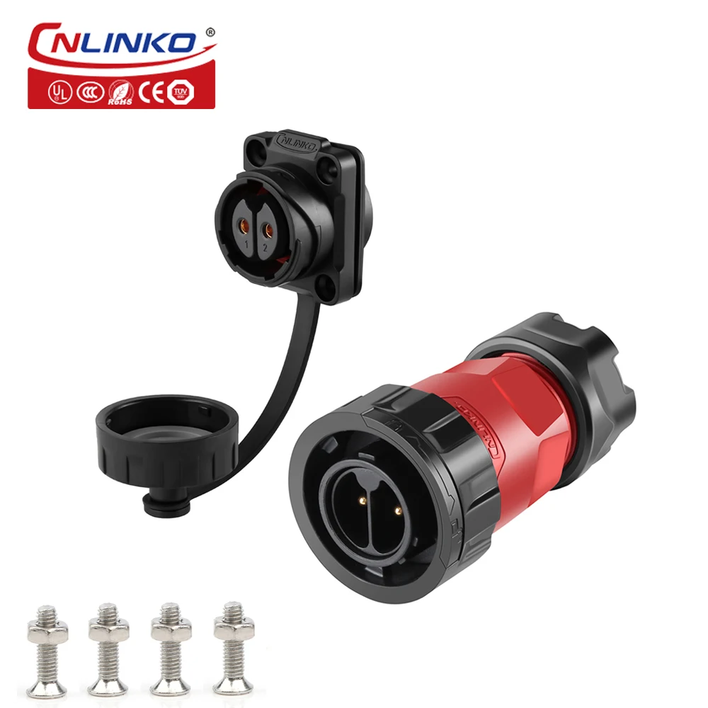 

CNLINKO M20 Upgraded Industrial Connector 2 3 4 5 7 9 12 14 Pin IP68 Waterproof YM20 Electrical Panel Mounting Wire Connectors