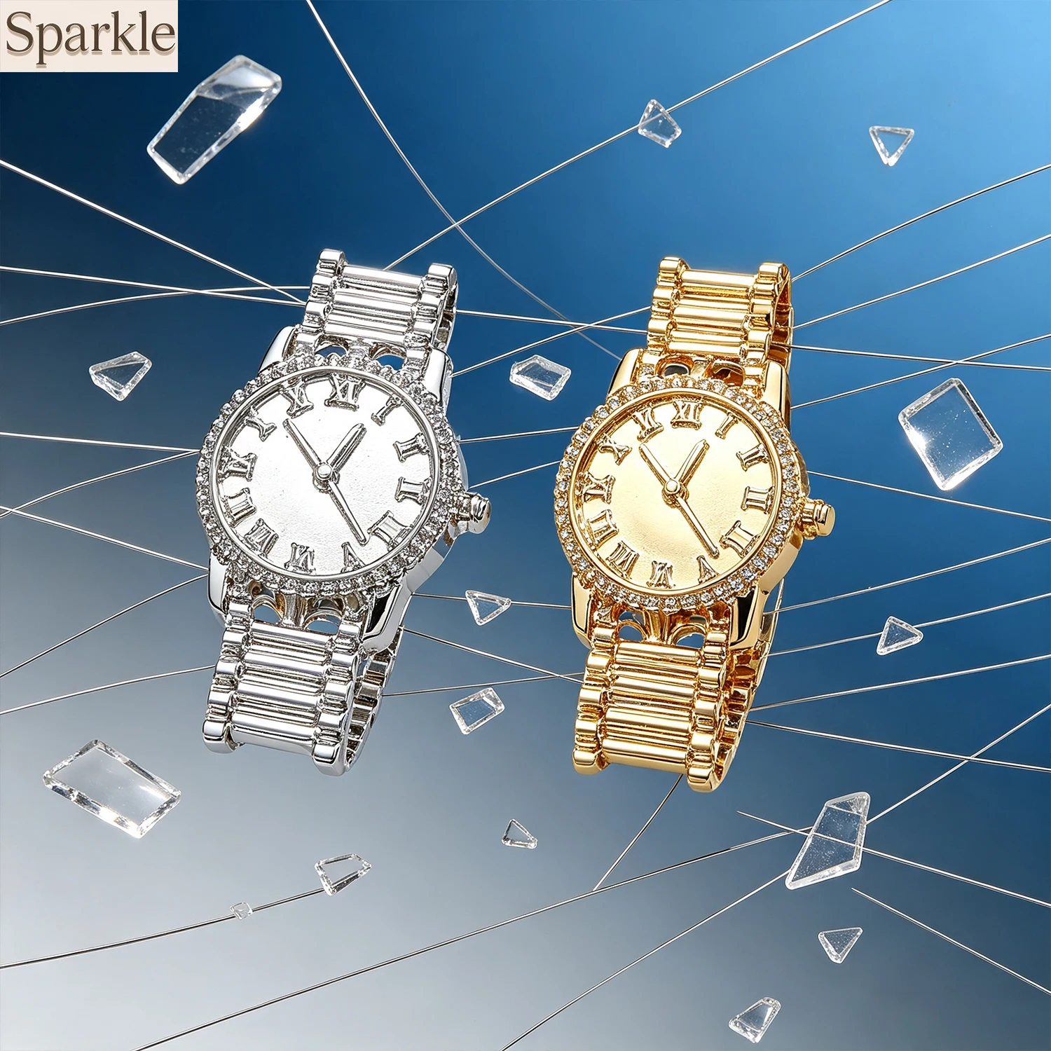 Y2K Punk 3D Roman Numeral Dial Watch-Shaped Stud Earrings Trendy Statement Metal Ear Jewelry for Women And Girls