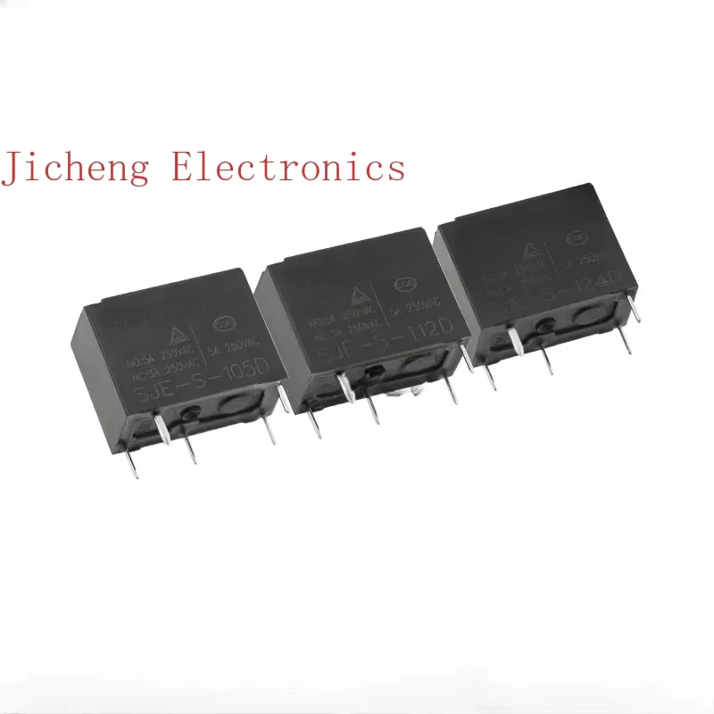 

25PCS relay SJE-S-105D SJE-S-112D SJE-S-124D 5A 5PIN Replaceable JZC HF33F-005 012 024 -ZS 5V 12V 24V power relay