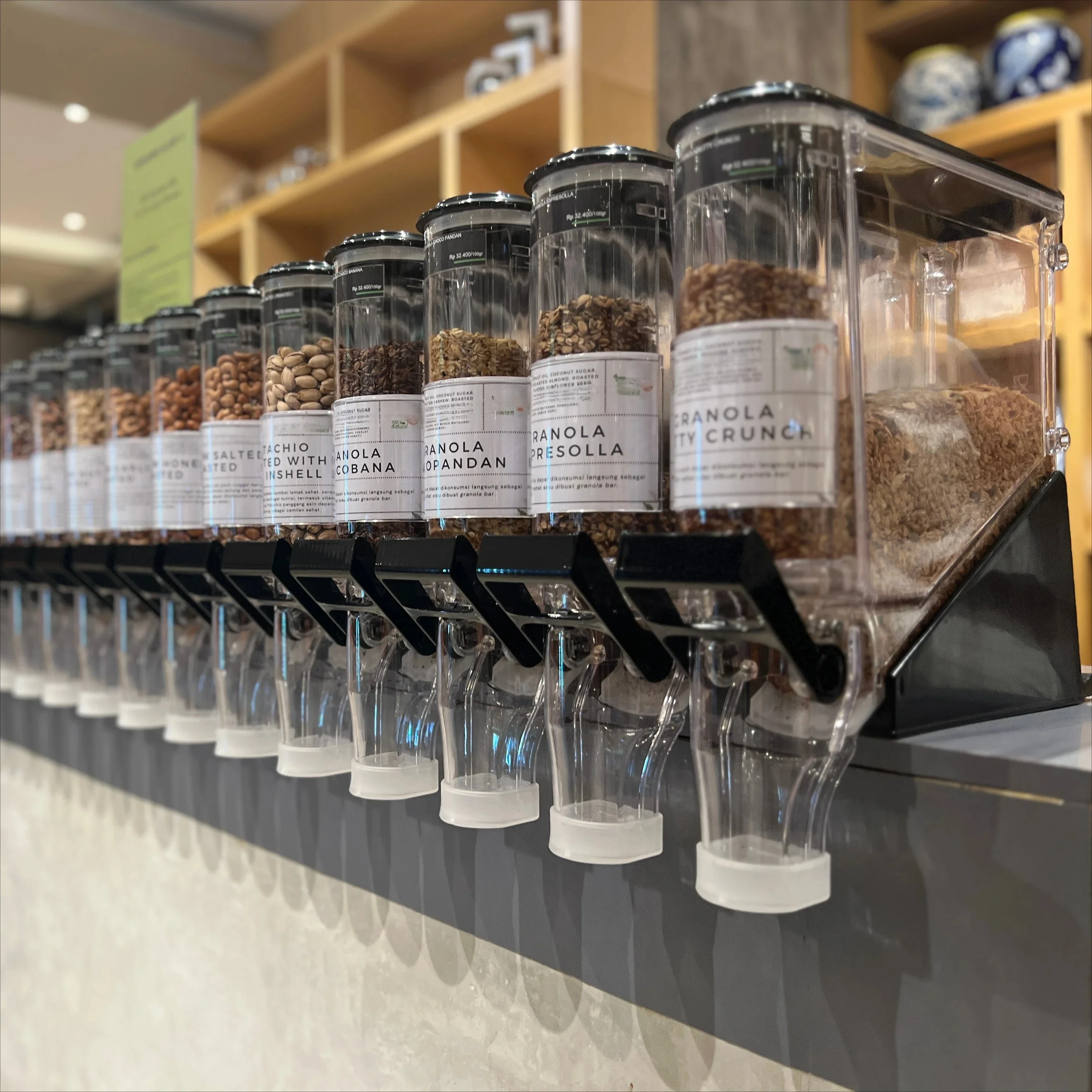 

Ecobox Airtight Gravity Feed Dispenser Cereal Dispenser for Bulk Food