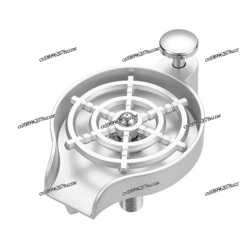 Bar Sink Commercial Cup Washer High Pressure Soap Washer 2-in-1 Press Automatic Washer Hand Sanitizer