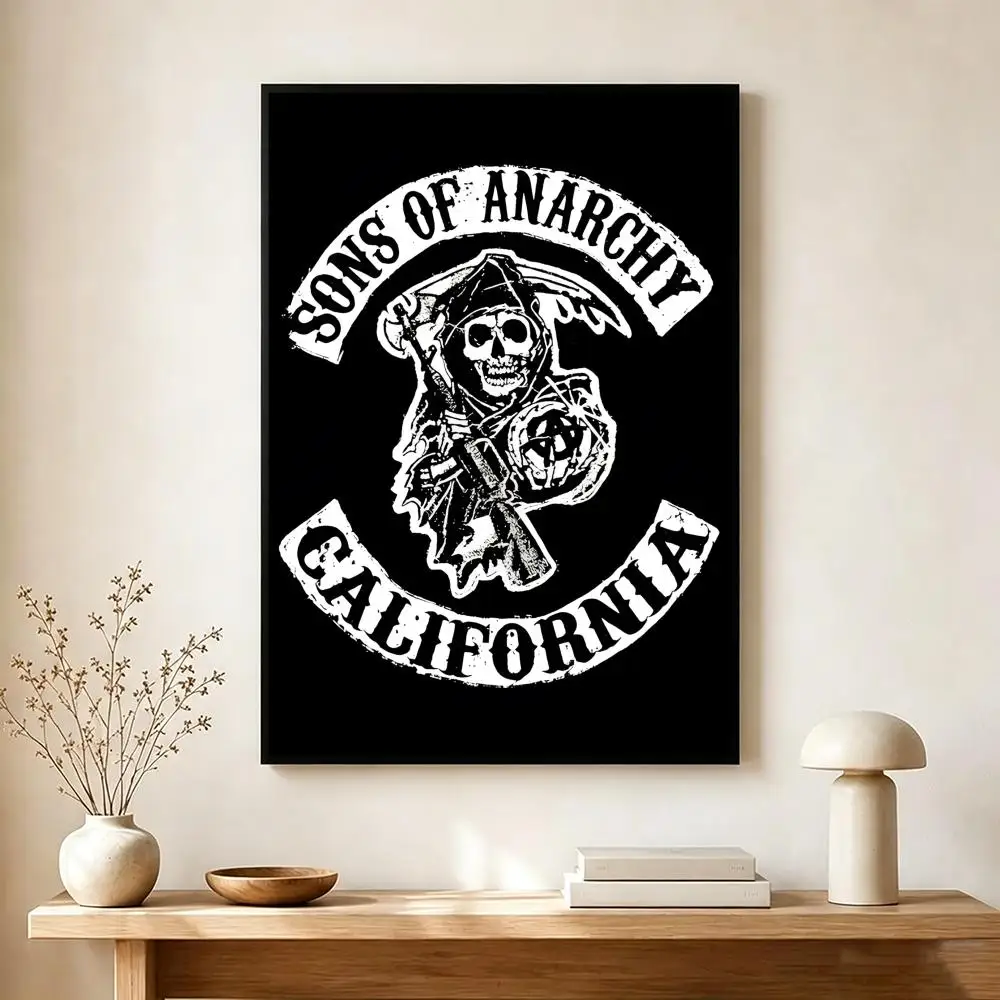 Drama Series S-Sons Of Anarchy Poster Wall Art Print Decorative Mural Home Decor Gift Unframed