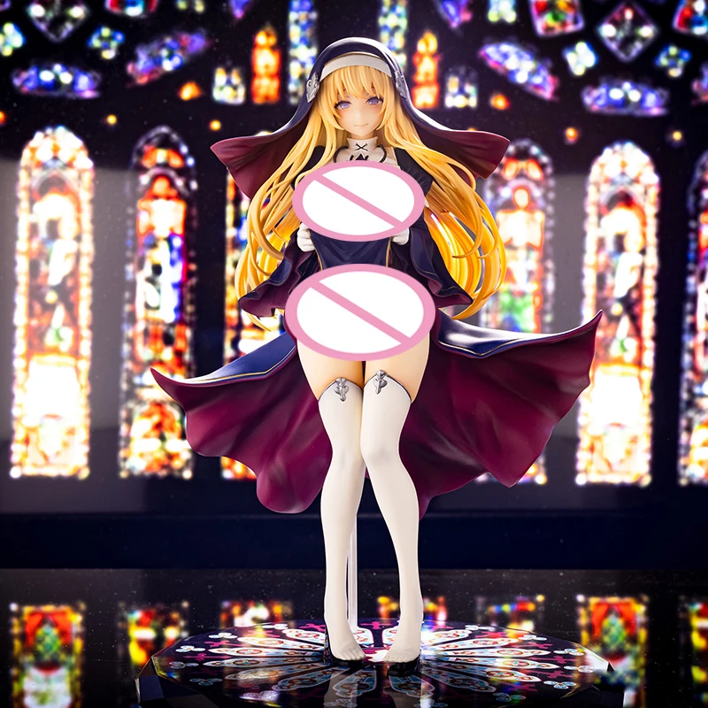 Vibrastar Original Character Charlotte Nun Japanese Anime Sexy Girl 1/6 PVC Action Figure Adult Collection Model Doll Toys Gift
