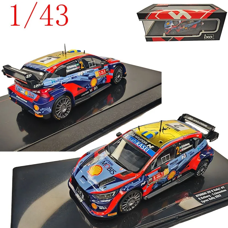 

Литой под давлением IXO масштаб 1/343 ‌ Hyundai I20 N Rally1 # 2 2022, модель автомобиля из сплава, игрушки для мальчиков, подарок, литье под давлением, усилитель, игрушечный транспорт
