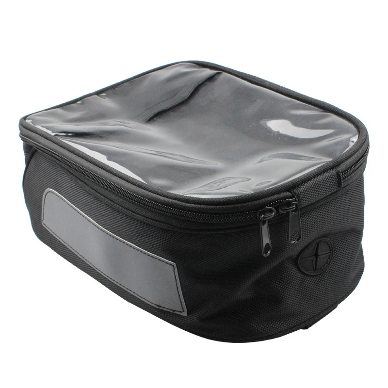 

Waterproof Motorcycle Tank Bag Black Magnetic Fuel Tank Bag Motorbike Saddle Bag Shoulder Backpack