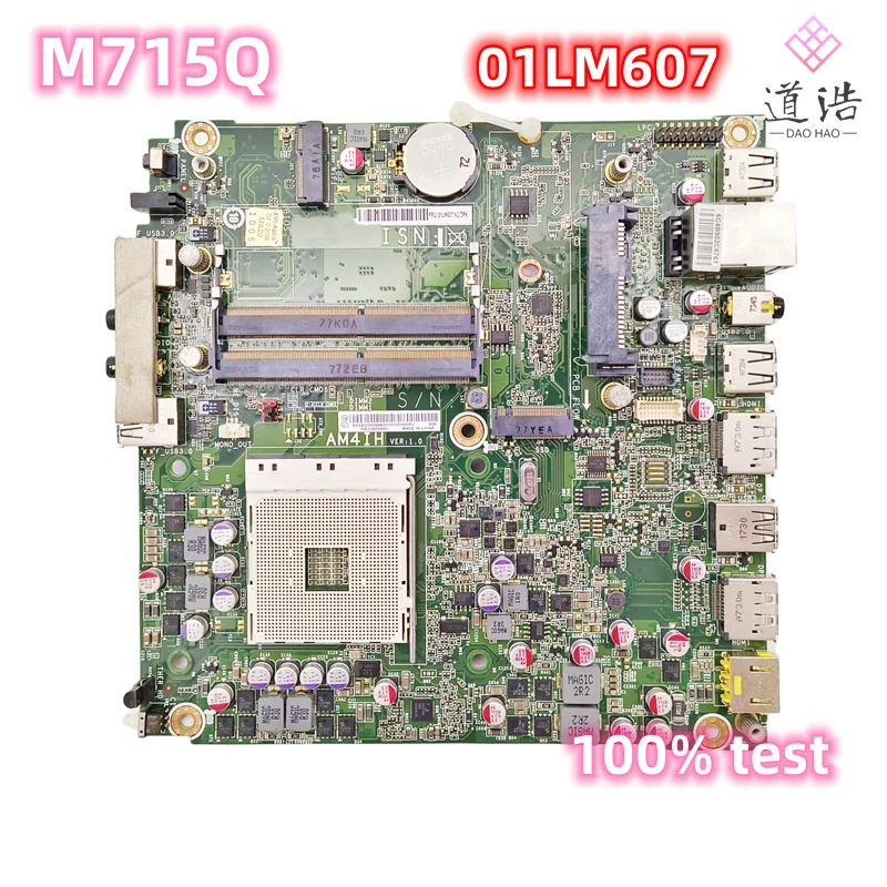 

AM4IH For Lenovo ThinkCentre M715Q Motherboard 01LM607 AM4 DDR4 Mainboard 100% Tested Fully Work