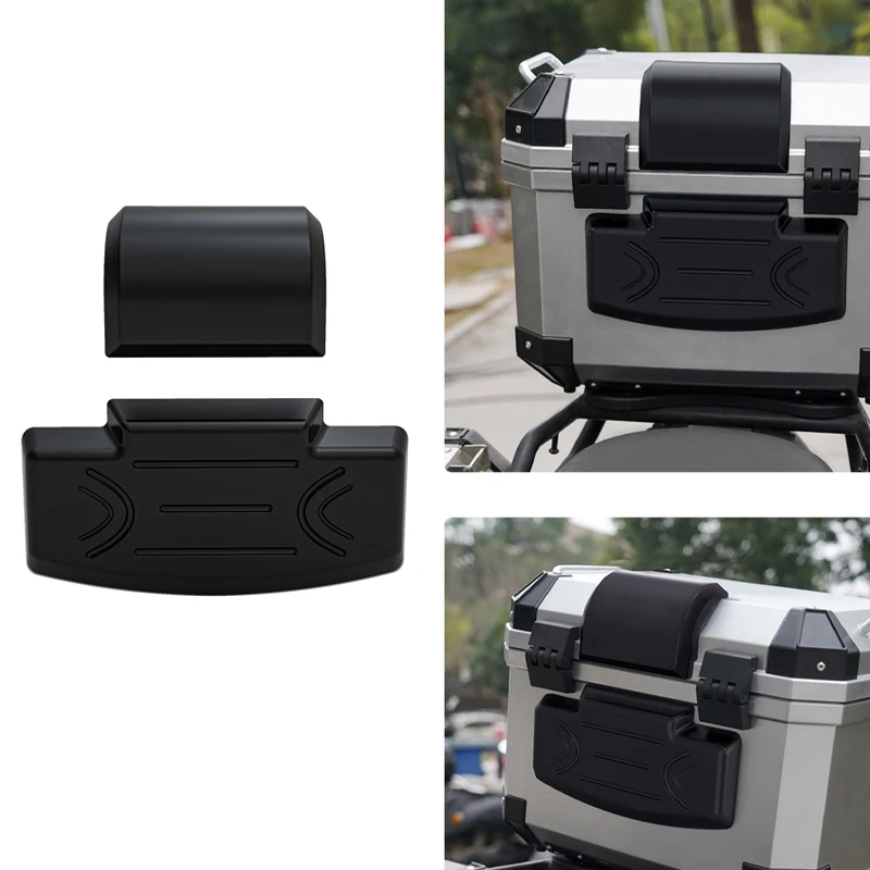 45L Motorcycle Passenger Backrest Back Pad Motorcycle Back Cushion Top Box Trunk Cushion Tail Box Case Cushion Passenger image 5