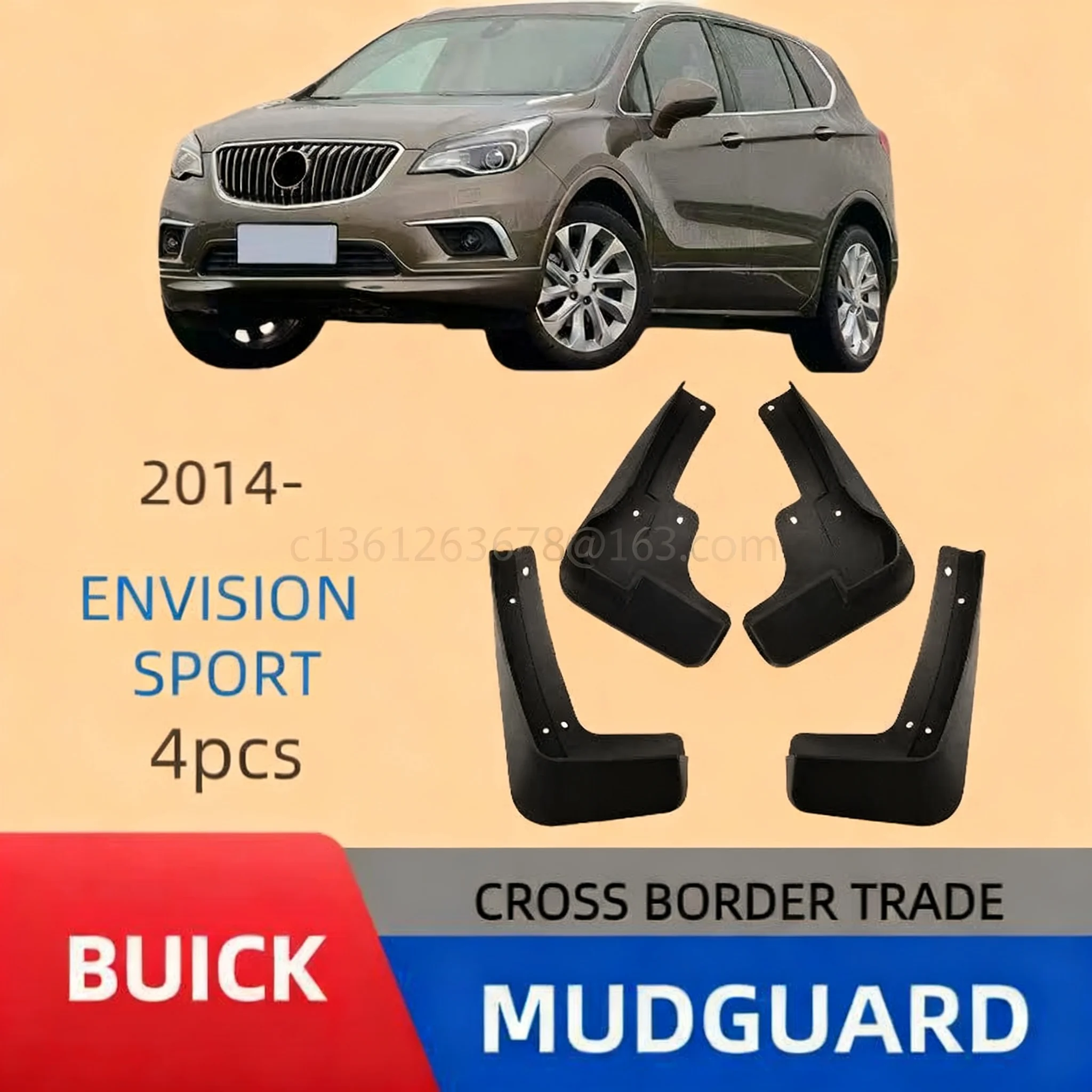 

Suitable for Buick Envision Sport 2014-2024 car fender soft gluemud flapscar accessories