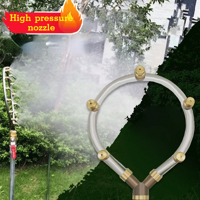 

2pcs Agricultural Annular Atomizing Nozzle Atomizing Nozzle garden Agriculture Irrigation Misting Cooling Humidify Sprayer