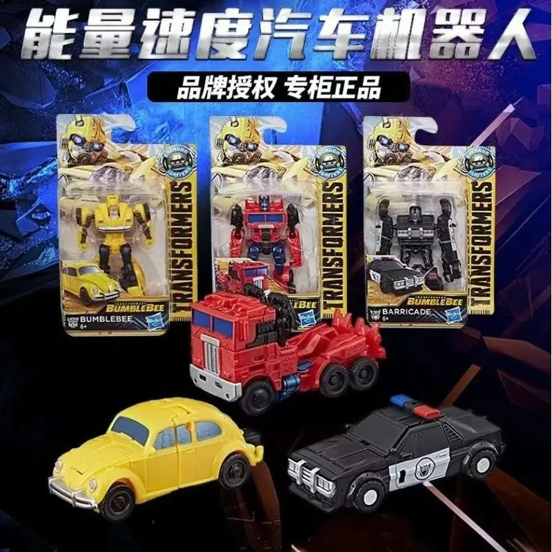 Official Transformers Movie Mini Bumblebee Optimus Prime Barricade Megatron Action Figures With Articulated Toys