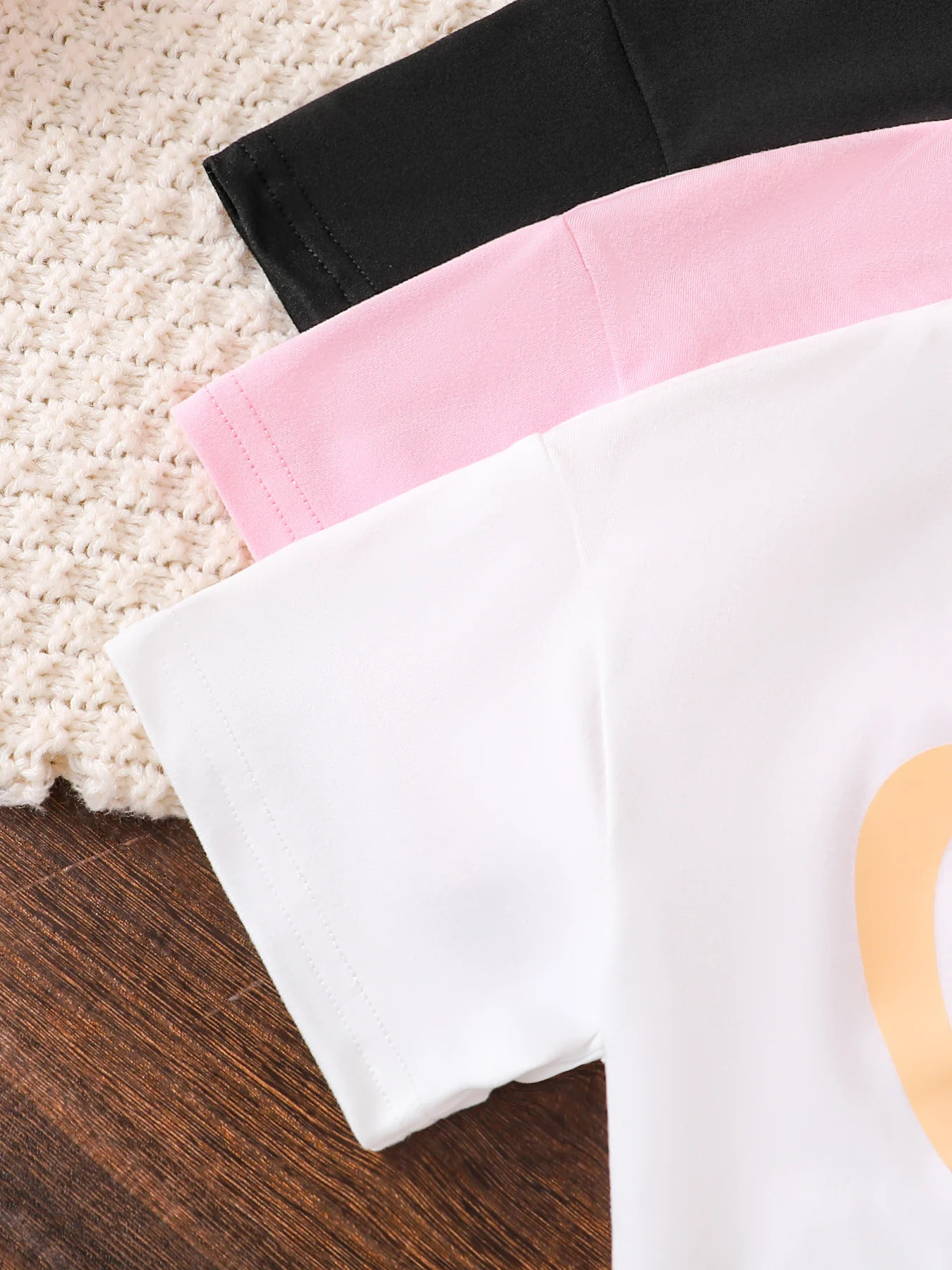 Girls Heart T-Shirt Set 4