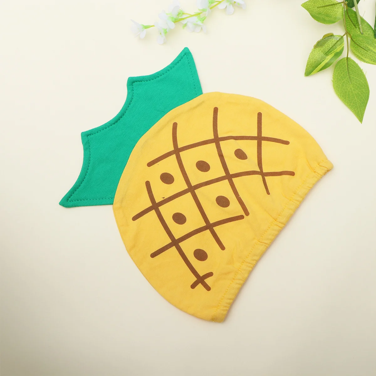 

Sleeveless Cotton Fruit Pineapple Jumpsuits Hat Infant Baby Toddler 070cm Summer Vacation Photography Sleeveless