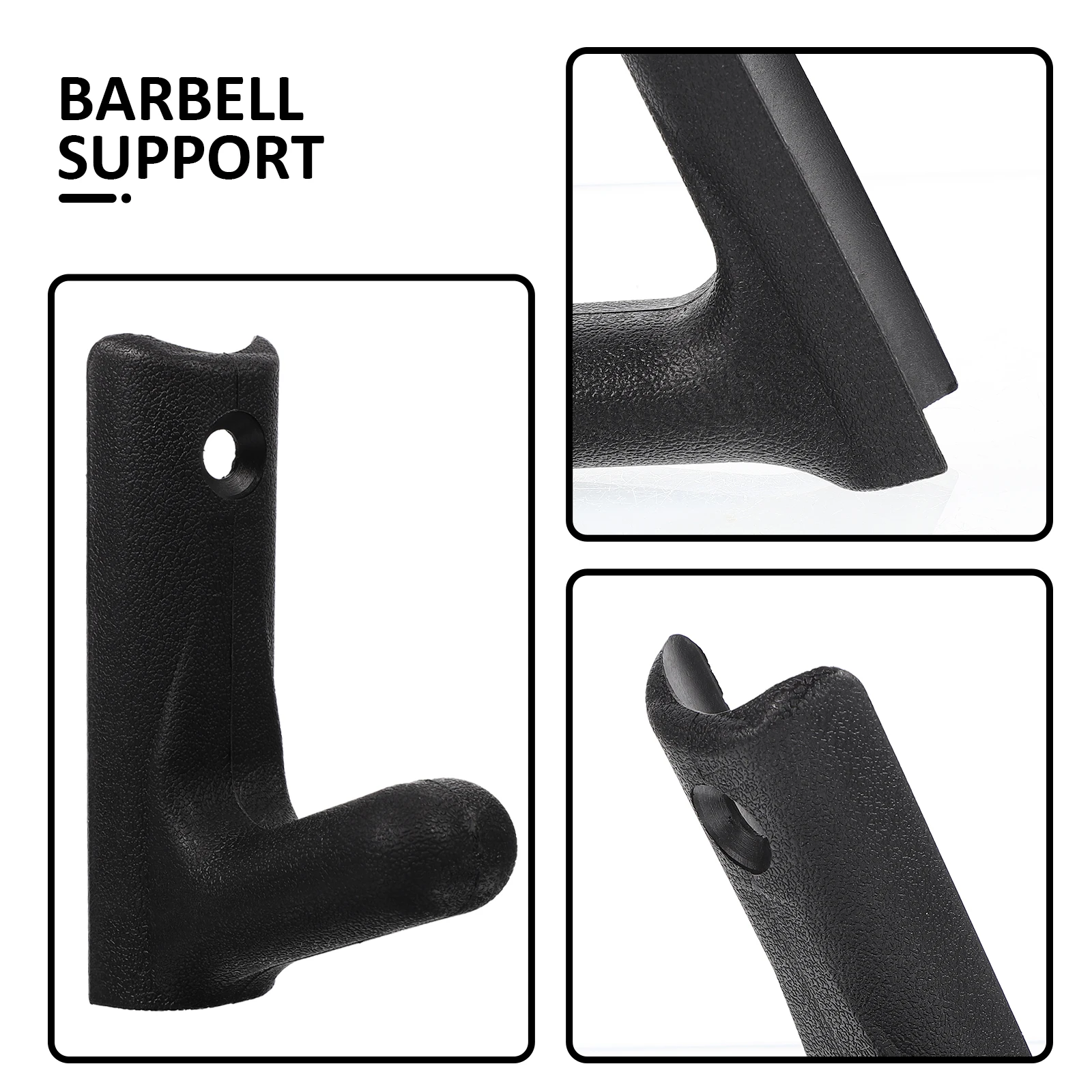 

2pcs Barbell Mounted Storage Shelf Fitness Equipment Dumbbell Holder 52x160 Small Space Saving Long Lasting