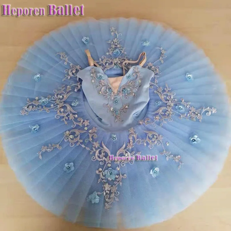 

Gril Or Women Elegant Light Blue Ballet Tutu For Little Swan Costume Girls Swan Lake Ballet Dress