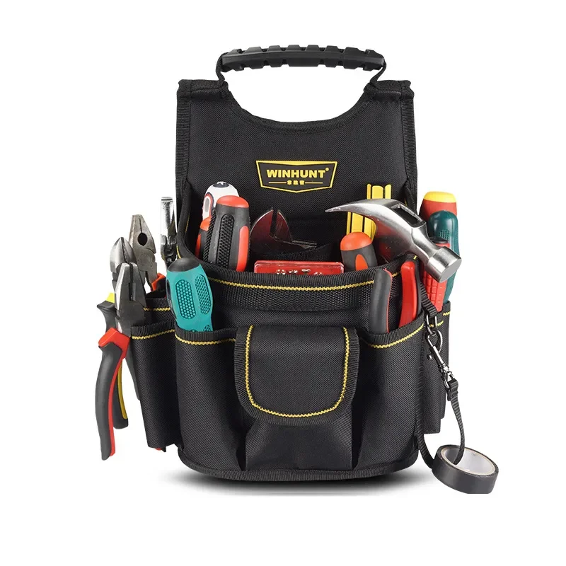 Tool Bag Multi-functional Oxford Cloth Thickened Portable Hardware Tool Maintenance Bag Electrician Waist Bag