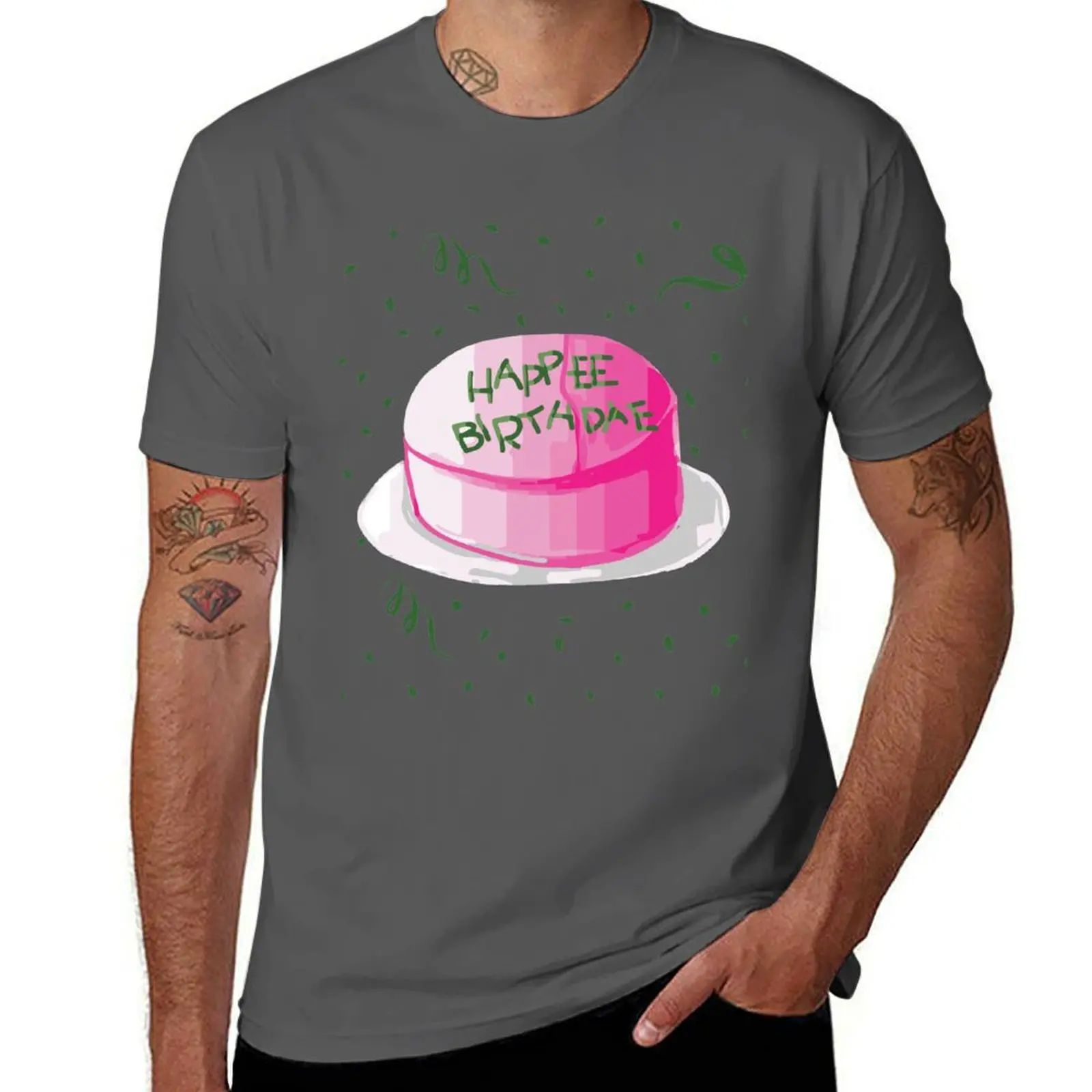 

Accio Birthday Magic! Celebrate with Enchanting Decorations T-Shirt Simple Solid Color Crew Neck Tee