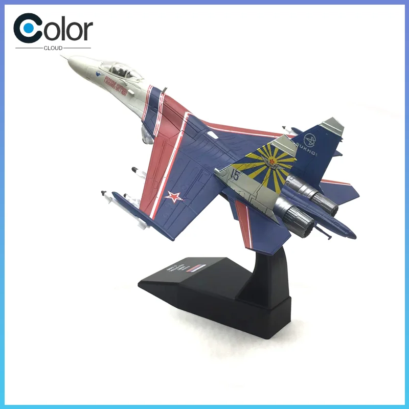 

1:100 Russian Su-27 Su-27 Warrior Performance Aircraft Simulation Alloy Aircraft Model Military Model Finished Product