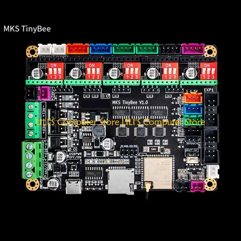 

A52B MKS TinyBee Motherboard Controller Mainboard Support Dual 32bits MKS MINI 12684 and MKS TFT Serial Screens