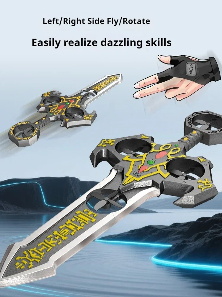 2025 جديد 2.4G RC طائرة فرش السيارات 4CH التحكم عن بعد تحلق السيف الطائرة بدون طيار مع أضواء RGB لعبة ميكانيكية شعبية للأطفال