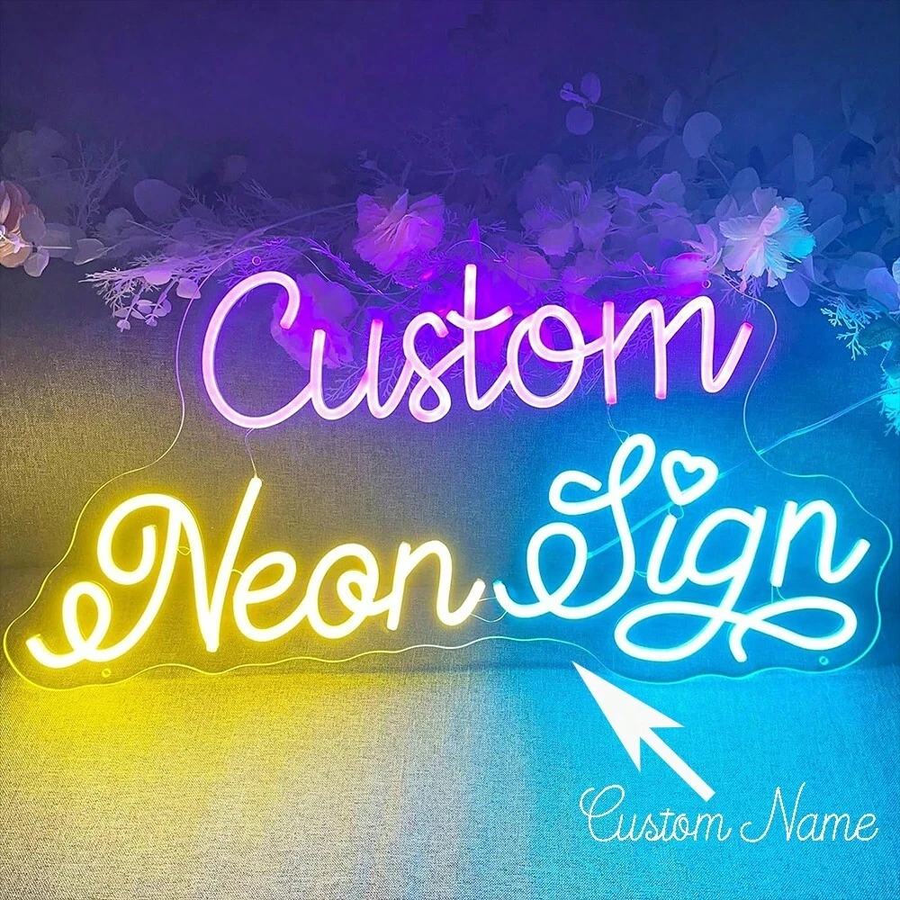 Custom Led Name Sign Gift for Kid Custom Name Signs Teenage Gift Led Neon Sign for Wall Decor Bedroom Decor Personalized Gifts