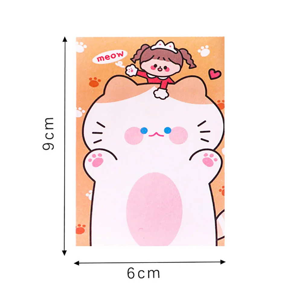 80 Sheets Cute Sticky Notes Self-adhesive Memo Pad Planner Colored Flower Funny Sticky Notes To Do List School Office Supplies