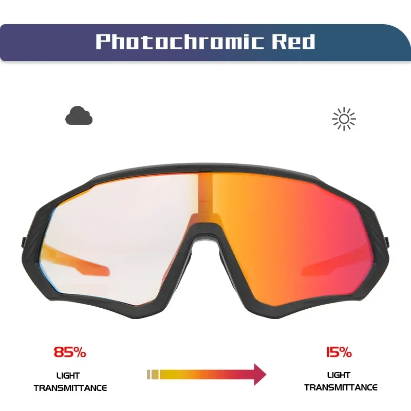 Photochromic Cycling SunGlasses for men Cycling Glasses MTB Road Bike Glasses Bicycle Glasses Outdoor Windproof Goggles uv400