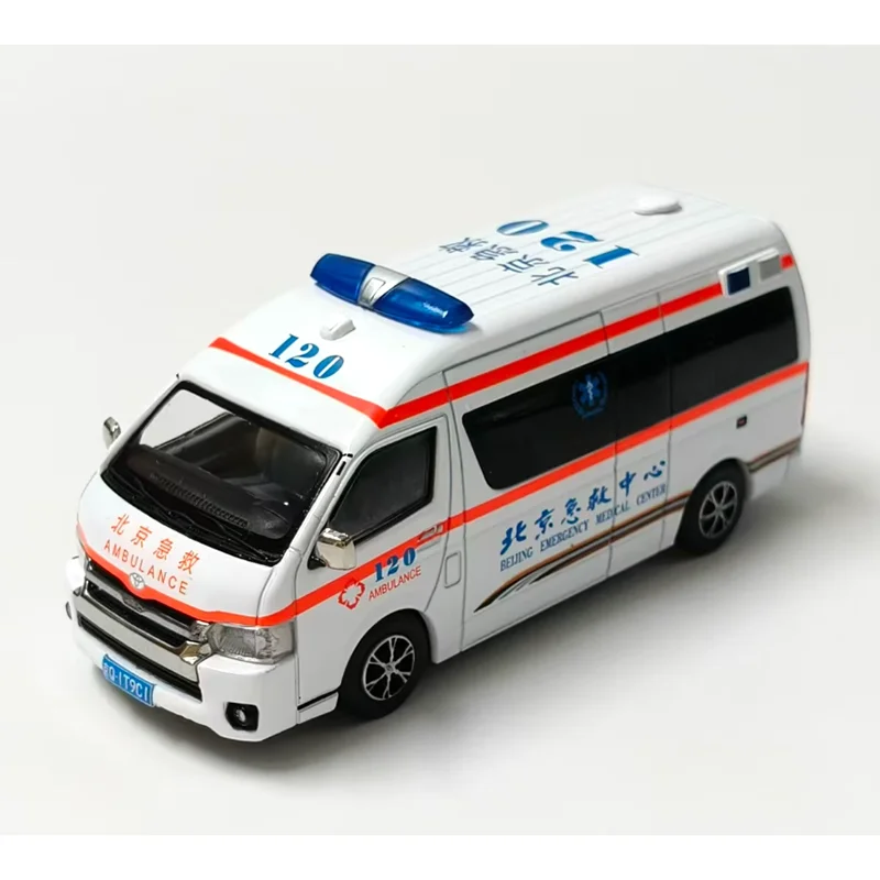 

MASSDI 1/64 Scale Sea Lion H200 Police Car Ambulance MPV Simulation Die-cast Alloy Car Model Collectible Decorative Toy