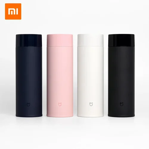 Xiaomi Mijia-botella de agua portátil de acero inoxidable, 350ml, 190g, termo ligero, Mini taza de vacío, taza aislada para viajes y acampada