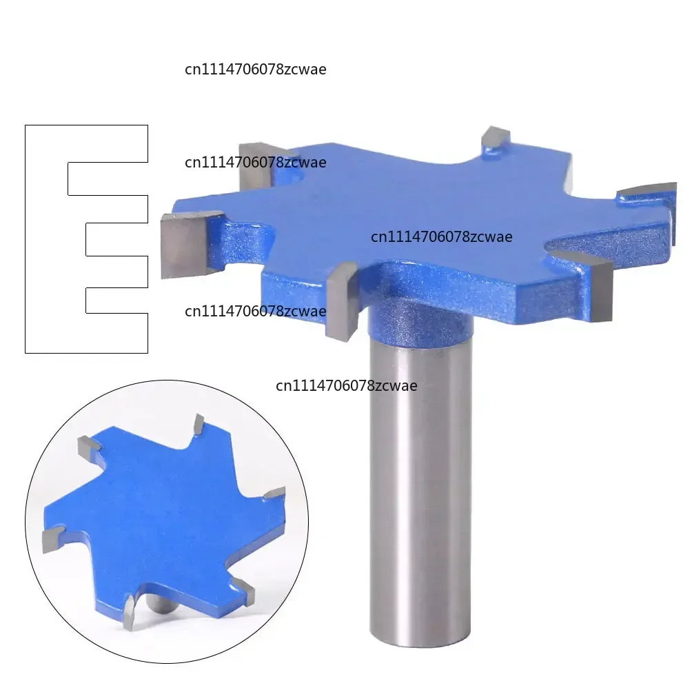4 or 6 Edge Flute T-Slotting Cutter Bit  1/2