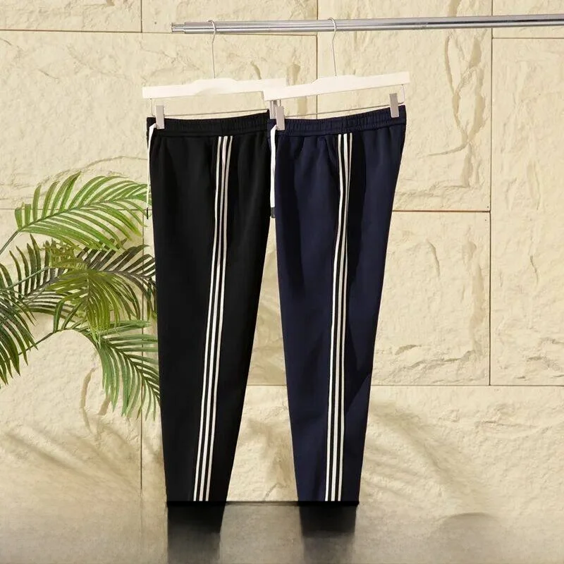 

Утепленные зимние спортивные брюки унисекс с подкладкой из норкового вельвета, повседневные прямые брюки для осени и зимы