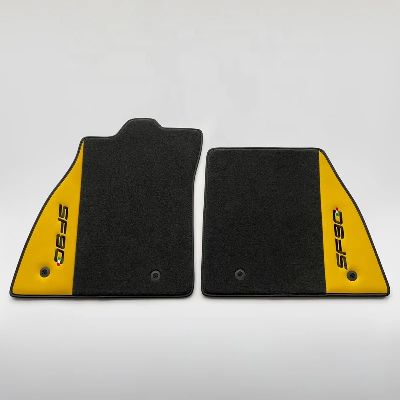 High Quality car floor mats for SF90 3.9T V8 Stradale Spider Left hand Drive Interor Refitting